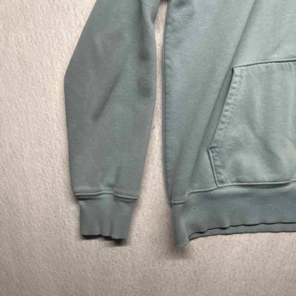 The North Face Novelty Patch Hoodie Mens Medium Light Mint Green Sweatshirt